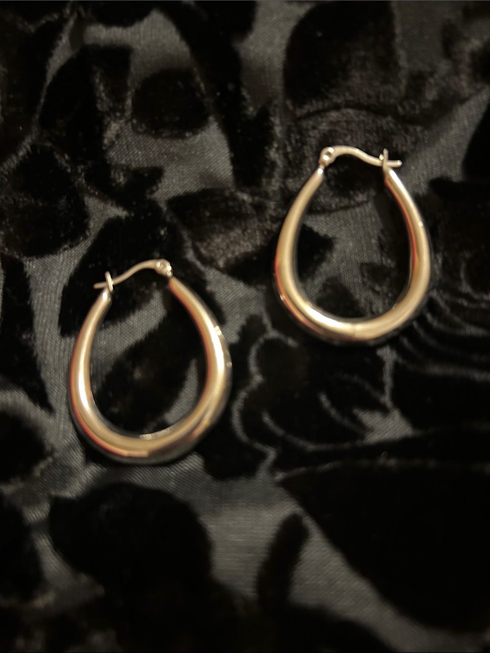 Classic Gold Teardrop Hoop Earrings - Women Jewelry